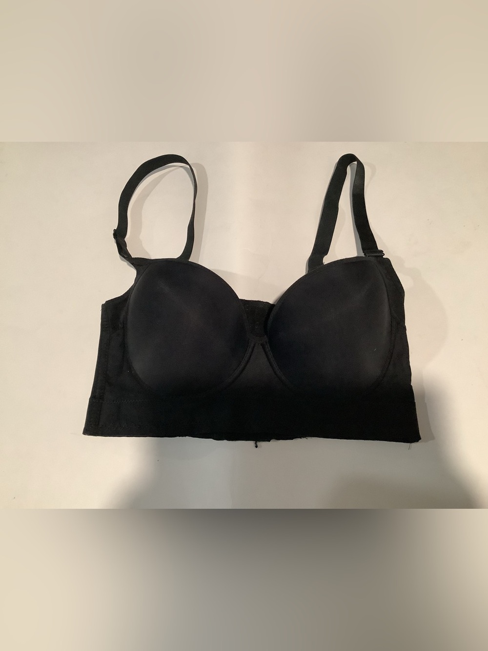 Black Longline T-Shirt Bra - Women's Intimates